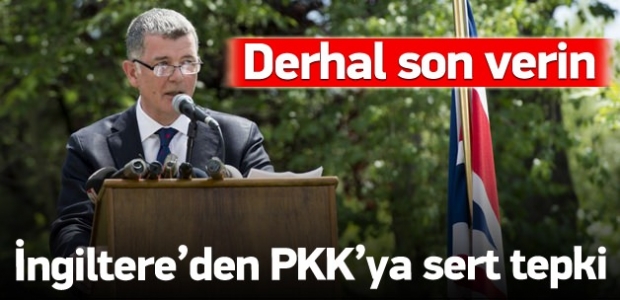 İngiltere'den şiddete sarılan PKK'ya sert çıkış