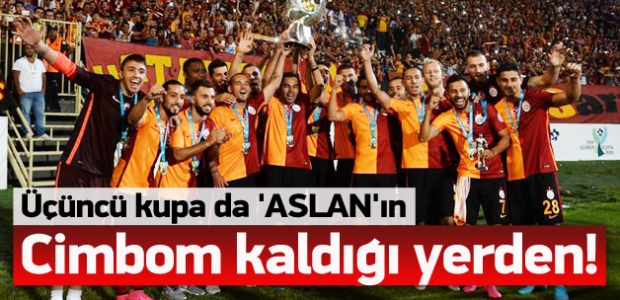 Süper Kupa da Galatasaray'ın!