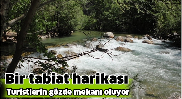 Bir tabiat harikası  Yaz aylarında Yazılı Kanyon, turistlerin gözde mekanı oldu