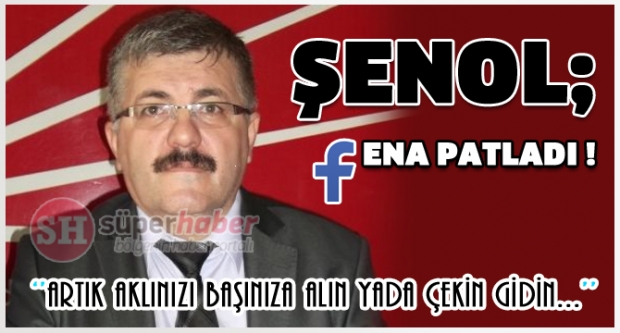 Eski CHP Isparta  il başkanı Vedat Şenol'dan sert tepki