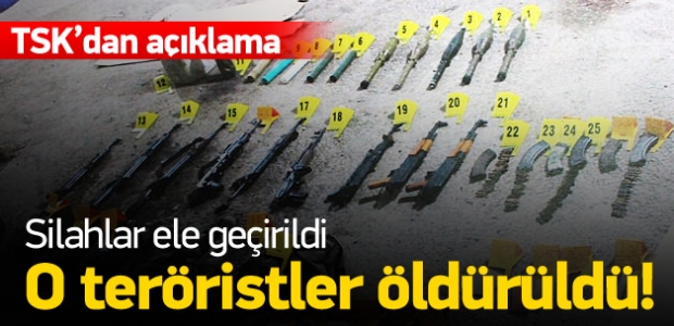 5 terörist öldürüldü