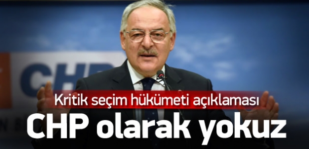 Haluk Koç: Seçim hükümetinde yer almayacağız