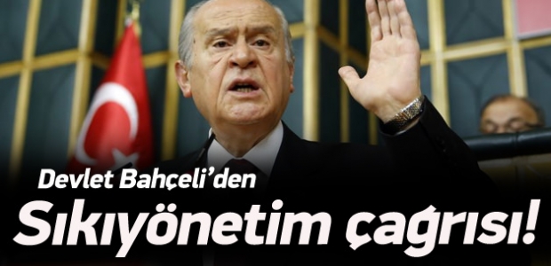Devlet Bahçeli'den 'sıkıyönetim' açıklaması