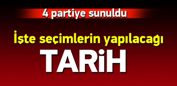YSK'nın seçim takvimi 1 Kasım!
