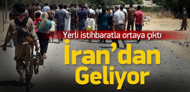 Silah desteği İran üzerinden geliyor