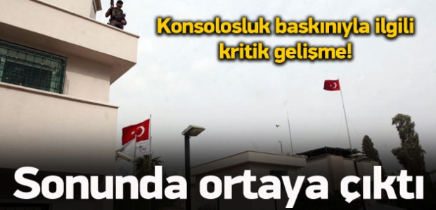 Musul'daki konsolosluk baskınının beyni öldürüldü