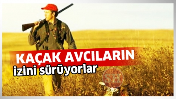 KAÇAK AVCILARIN İZİNİ SÜRÜYORLAR