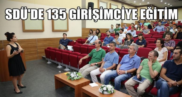 SDÜ'DE 135 GİRİŞİMCİYE EĞİTİM