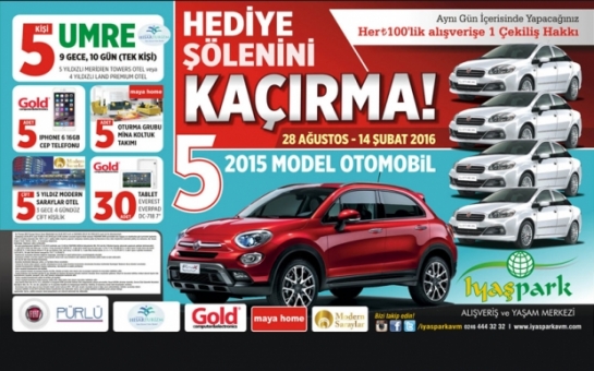 Hediye Şöleni Iyaş'ta Yarın Başlıyor Sakın Kaçırma !