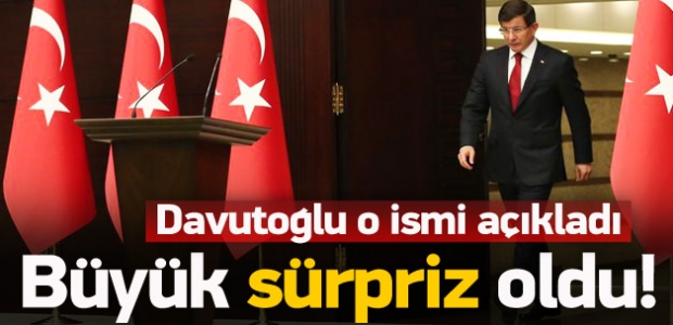 Yeni kabinenin en büyük sürprizi