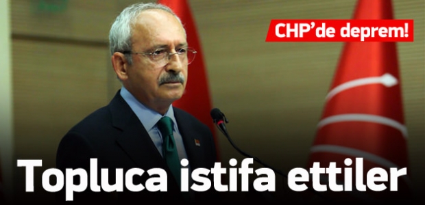 Topluca CHP'den istifa ettiler