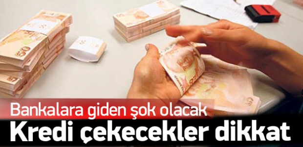 Banka kredisi alacaklara kötü haber