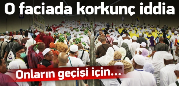 Hac faciasıyla ilgili korkunç iddia