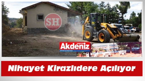 Isparta'nın değeri Kırazlıdere eskiden olduğu gibi halkın hizmetine açılıyor. 