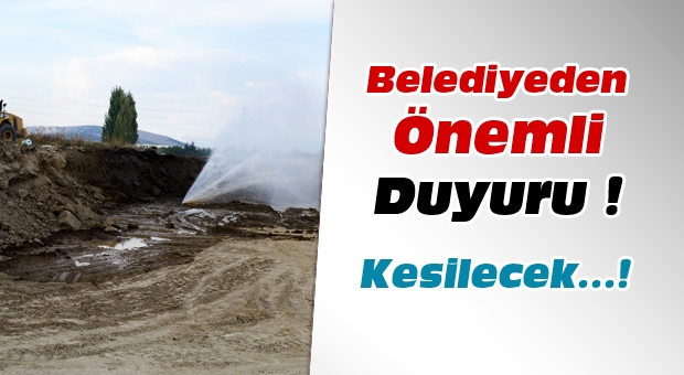 Isparta Belediyesi'nden Önemli Uyarı