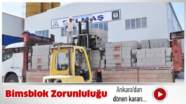 Isparta'da Bimsblok zorunluluğu gündemde