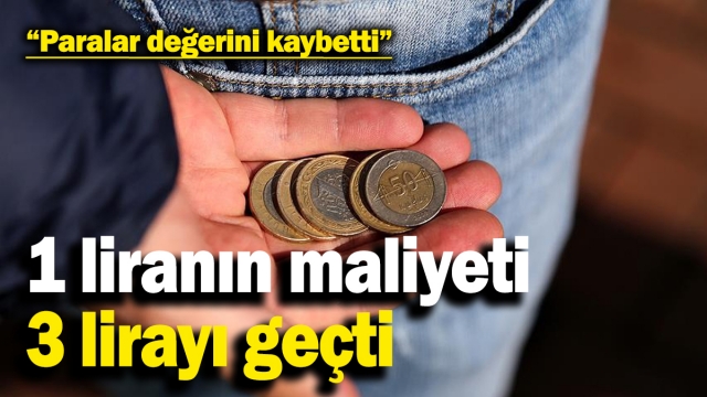 1 Liranın Maliyeti 3 Lirayı Aştı: Madeni Paralar Değerini Kaybediyor