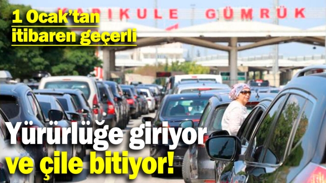 1 Ocak 2025’ten İtibaren Kapıkule’ye Kadar Sınır Kontrolü Kaldırılıyor!