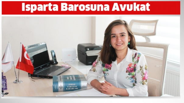 Isparta Barosuna Yeni Avukat