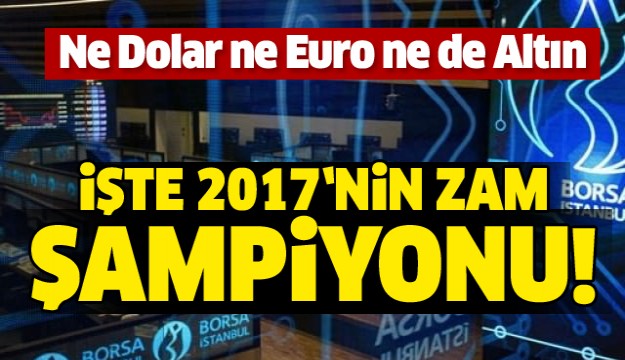 işte 2017 yılının zam şampiyonu