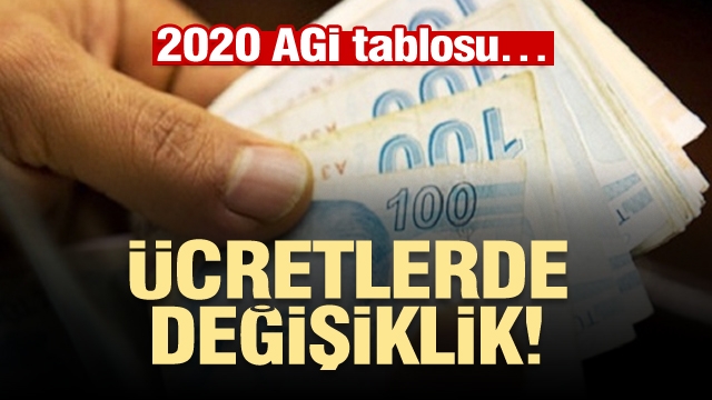 2020’nin en düşük ve en yüksek AGİ ücreti belli oldu