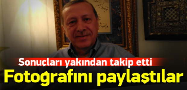 Erdoğan'ın seçim sonuçları sonrası fotoğrafı