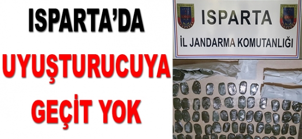 ISPARTA'DA UYUŞTURUCUYA GEÇİT YOK!