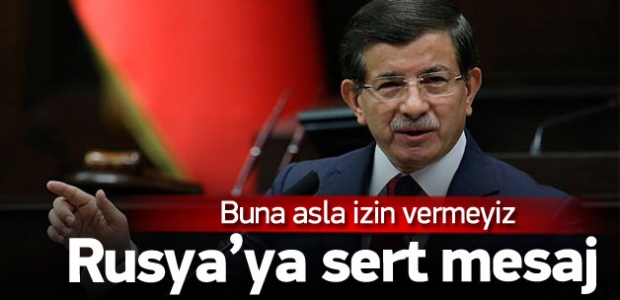 Başkaban Davutoğlu'ndan Rusya açıklaması