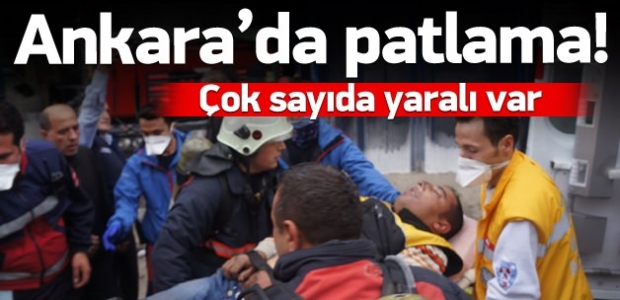 Ankara'da korkutan patlama!