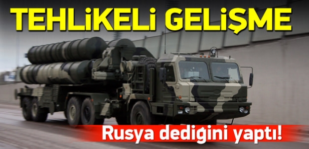 Rusya S-400'leri Suriye'de konuşlandırdı