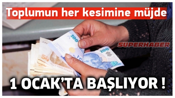 TOPLUMUN HER KESİMİNE MÜJDE! MUTALKA OKUYUN