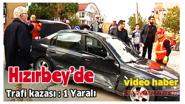 ISPARTA HIZIRBEY KAVŞAĞINDA TRAFİK KAZASI 