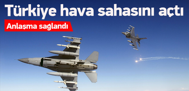 Türk hava sahası için izin çıktı