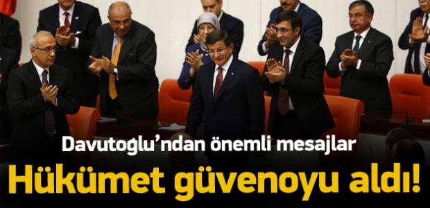 Hükümet güvenoyu aldı