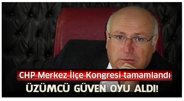 ISPARTA CHP MERKEZ İLÇE BAŞKANI BELLİ OLDU