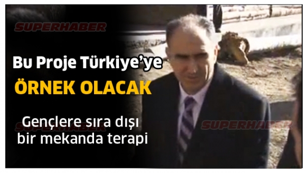 TÜRKİYE'YE ÖRNEK OLACAK PROJE (VİDEO HABER)