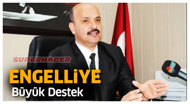 ISPARTA'DA ENGELLİYE BÜYÜK DESTEK