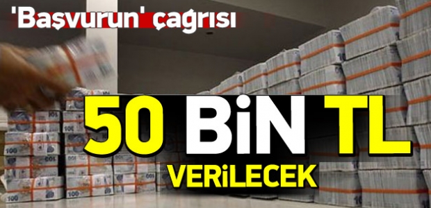 Bakan'dan ''50 bin lira hibe'' için çağrı