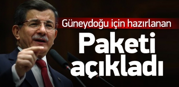 Başbakan Davutoğlu grupta konuşuyor