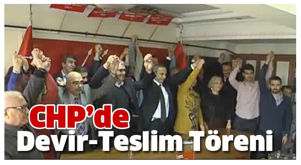 ISPARTA CHP DEVİR-TESLİM TÖRENİ YAPTI