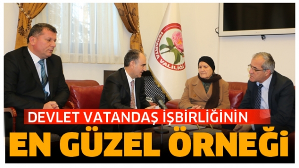 DEVLET VATANDAŞ İŞBİRLİĞİNİN EN GÜZEL ÖRNEĞİ