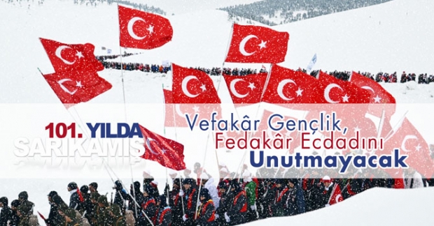 Binlerce kişi Sarıkamış şehitleri için yürüdü