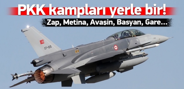TSK'dan Kuzey Irak'a hava operasyonu!