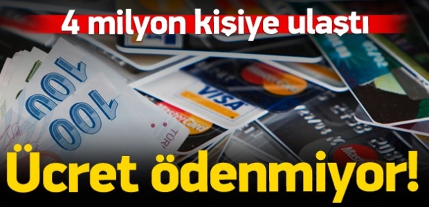 4 milyon kişi karta aidat ödemiyor