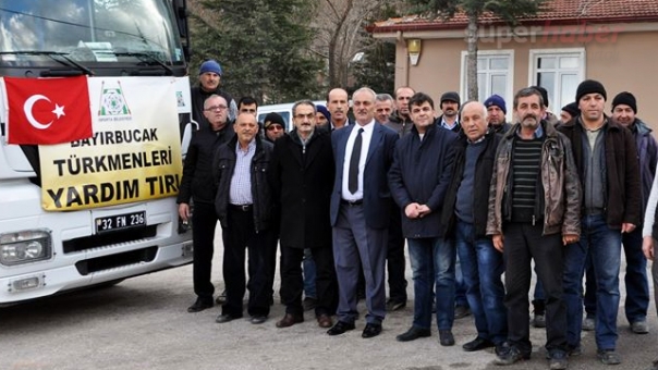 ISPARTA BELEDİYESİ BAYIRBUCAK TÜRKMENLERİ’NE YARDIMINI SÜRDÜRÜYOR