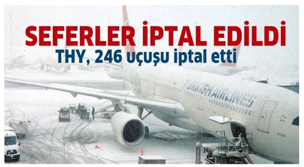 ISPARTA UÇAK SEFERLERİ İPTAL EDİLDİ