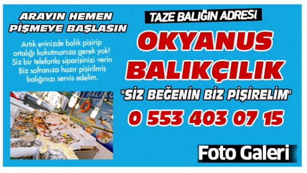 Taze Balıklar Okyanus Balıkçılık'ta Foto Haber