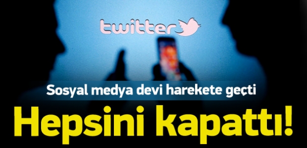 Twitter terörle ilgili 125 bin hesabı askıya aldı