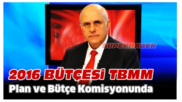 2016 Bütçesi TBMM Plan ve Bütçe Komisyonu'nda