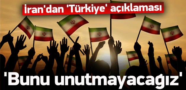 Flaş 'Türkiye' açıklaması: Yaptıklarını unutmayız